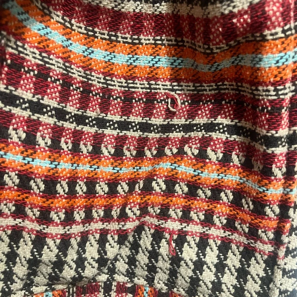 Free People Multicolor Fringe Wrap Coat - Picture 10 of 10